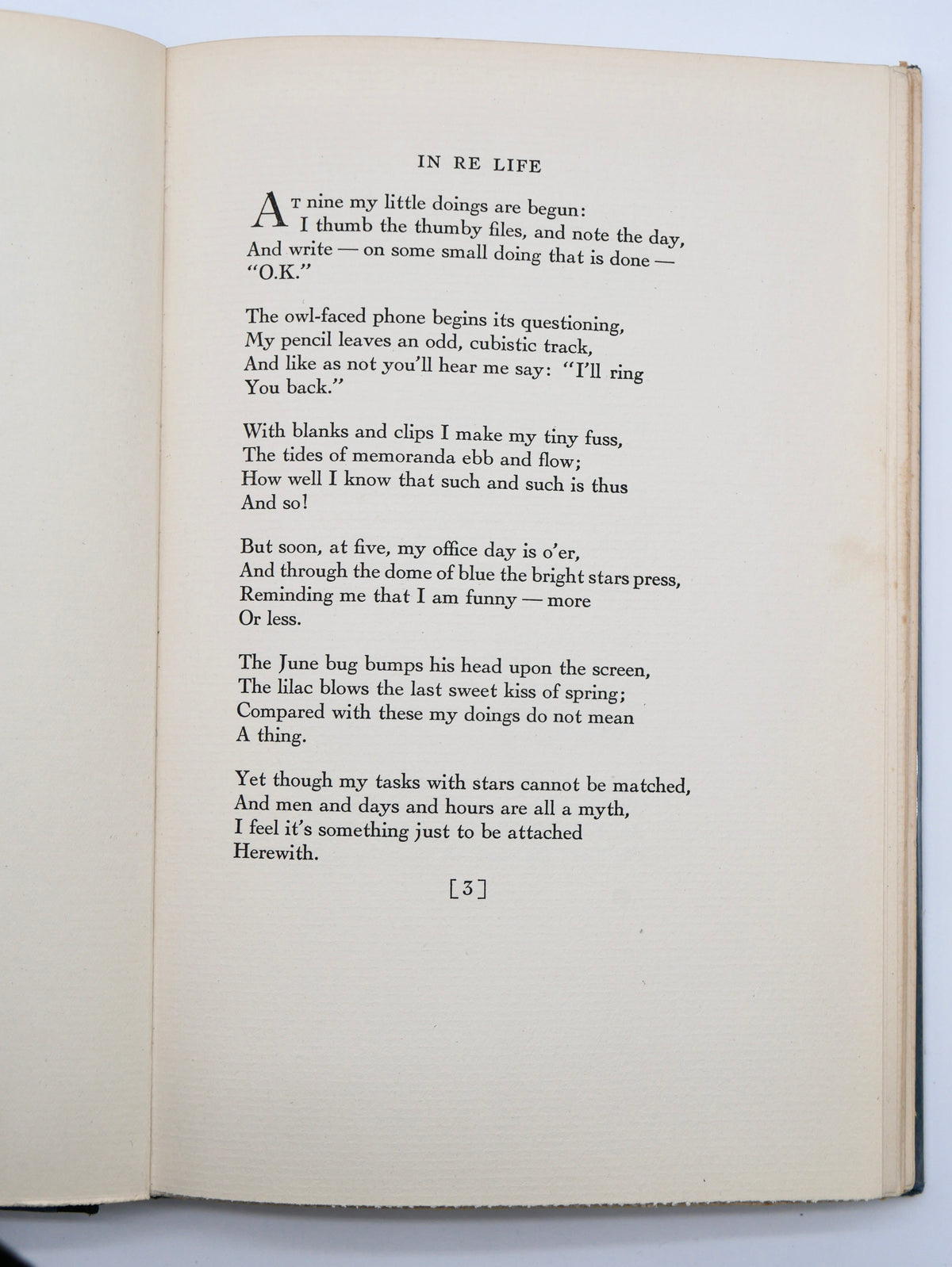 The Lady Is Cold — E. B. White’s First Book of Poems — Harper & Brothers, 1929