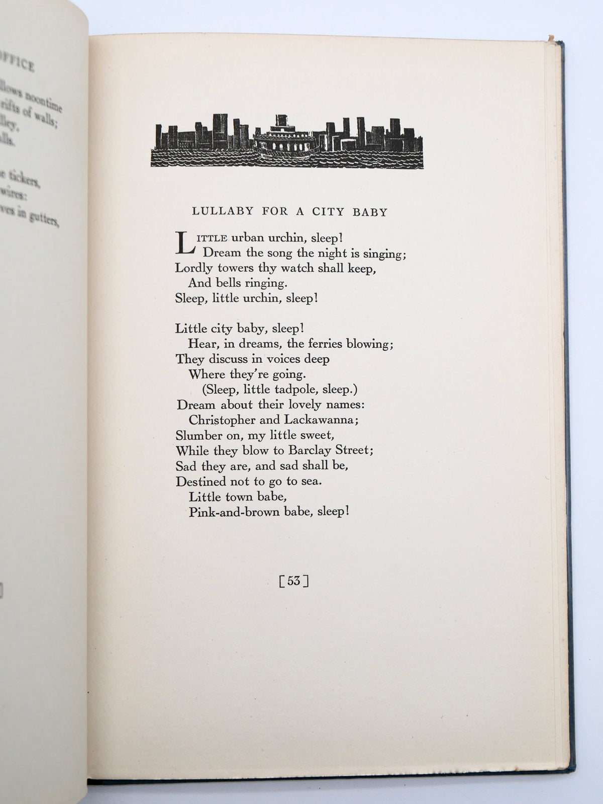 The Lady Is Cold — E. B. White’s First Book of Poems — Harper & Brothers, 1929