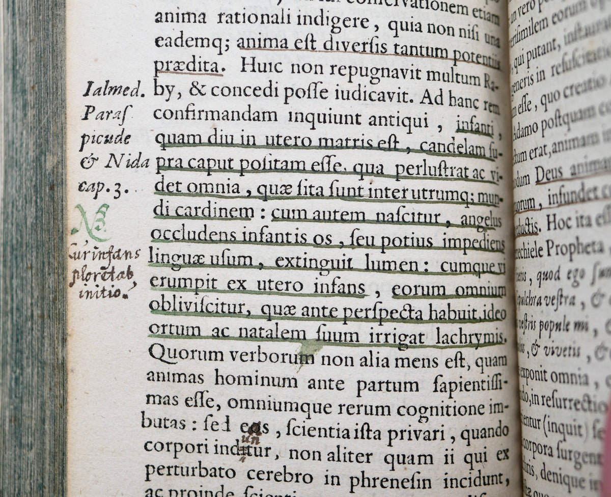 De resurrectione mortuorum (1636) — Menasseh ben Israel’s First Edition, with Manuscript Corrections and Waisenhaus Provenance