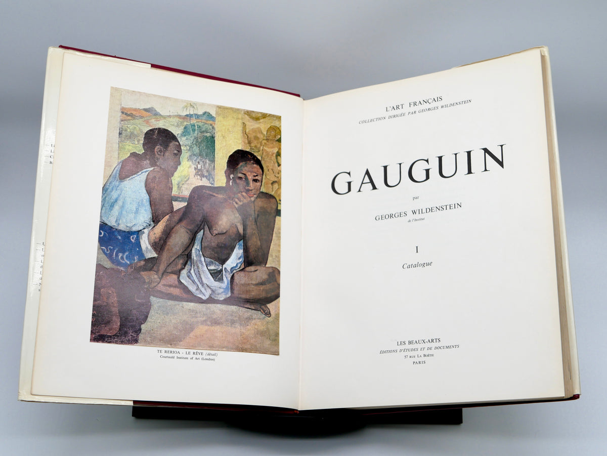 Gauguin. I. Catalogue — Georges Wildenstein’s Catalogue Raisonné — Paris, 1964, Numbered Copy 166 of 2,800
