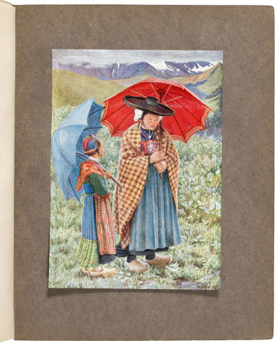 A painter-folklorist's record of a vanishing Alpine world — with fifty colour plates after the author's own pictures