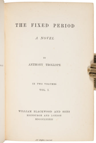 Trollope's only dystopia — a novel of state euthanasia set in 1980, written by a man of the very age it condemns to death