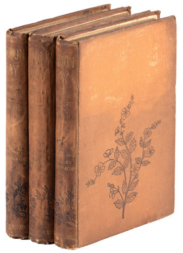 A late Trollope triple-decker in the original three volumes — a novel of love across the barriers of rank