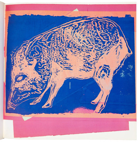 Among the last books Andy Warhol made — sixteen images of endangered animals, inscribed by the scientist who wrote the text