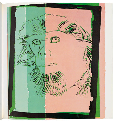 Among the last books Andy Warhol made — sixteen images of endangered animals, inscribed by the scientist who wrote the text
