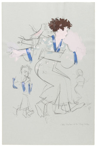 A lavish livre d'artiste of Jack Levine's ukiyo-e — with four original lithographs and a vellum woodcut, signed twice by both artist and author