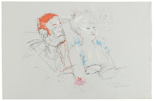 A lavish livre d'artiste of Jack Levine's ukiyo-e — with four original lithographs and a vellum woodcut, signed twice by both artist and author