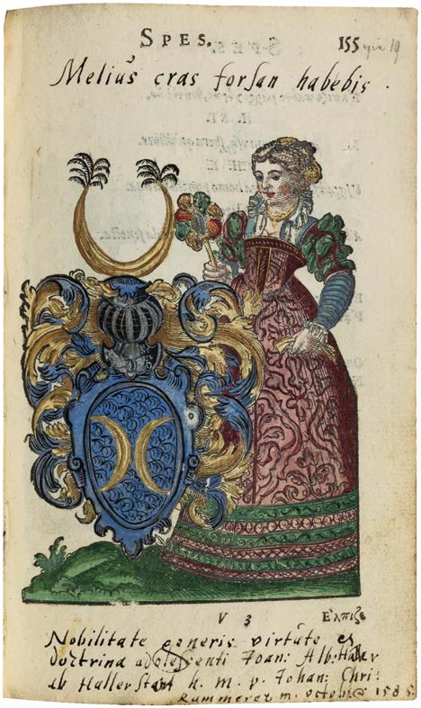 The Family Album of the Later Nuremberg Mayor Johann Albrecht Haller von Hallerstein in its Original 1585 Binding