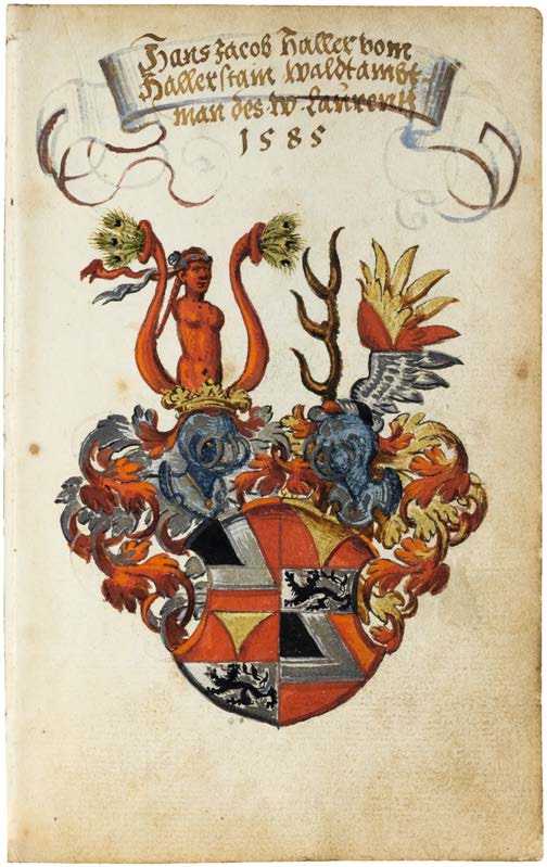 The Family Album of the Later Nuremberg Mayor Johann Albrecht Haller von Hallerstein in its Original 1585 Binding