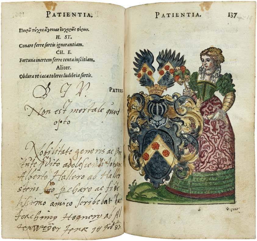 The Family Album of the Later Nuremberg Mayor Johann Albrecht Haller von Hallerstein in its Original 1585 Binding