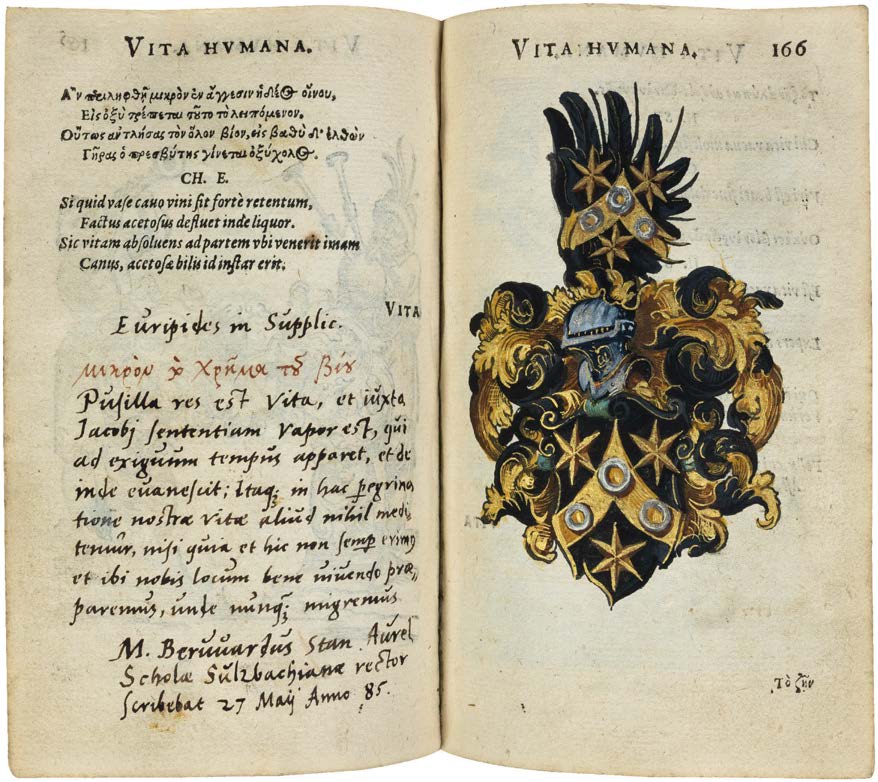 The Family Album of the Later Nuremberg Mayor Johann Albrecht Haller von Hallerstein in its Original 1585 Binding