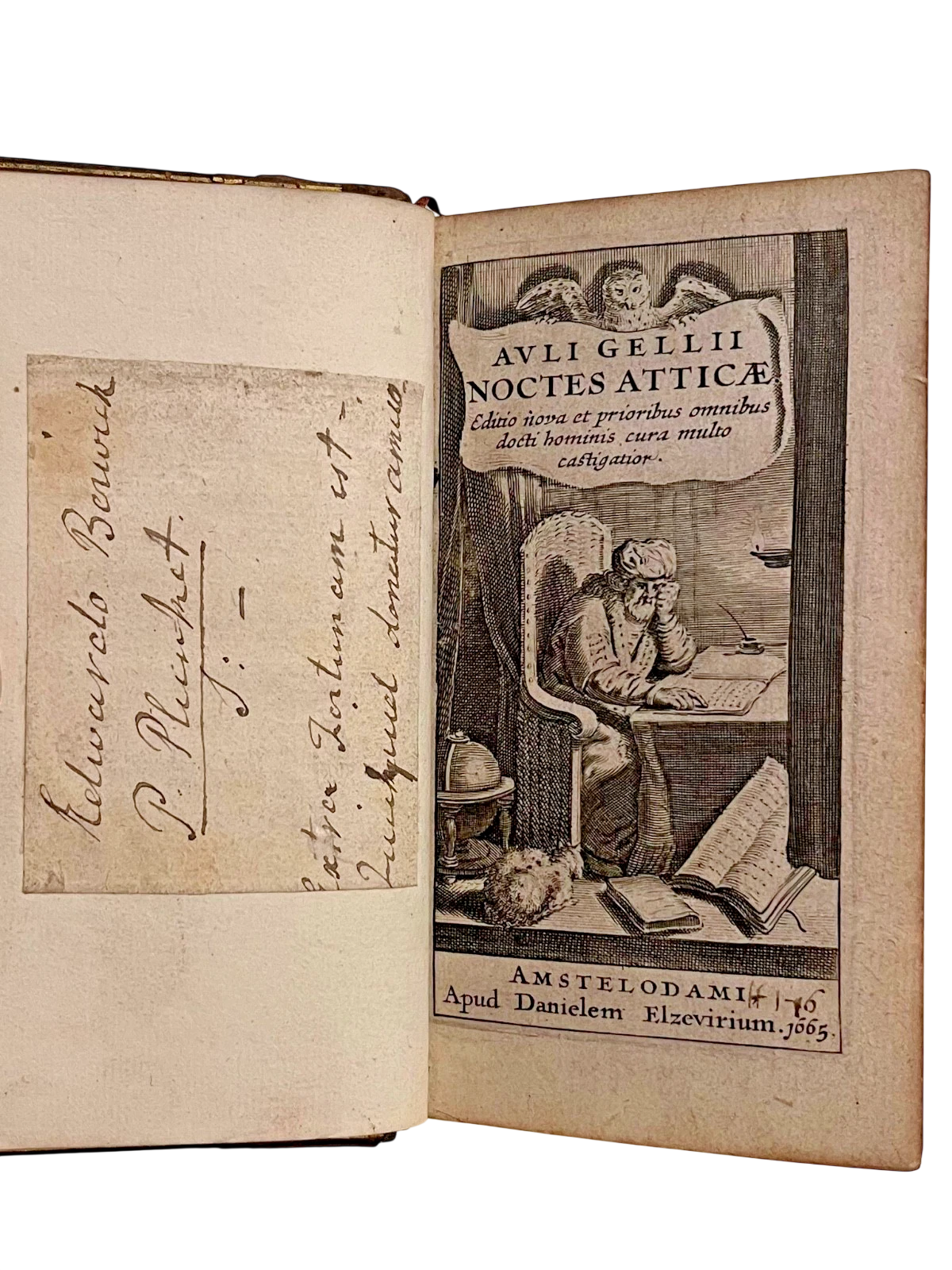 Elzevir Edition of Aulus Gellius’ Noctes Atticae