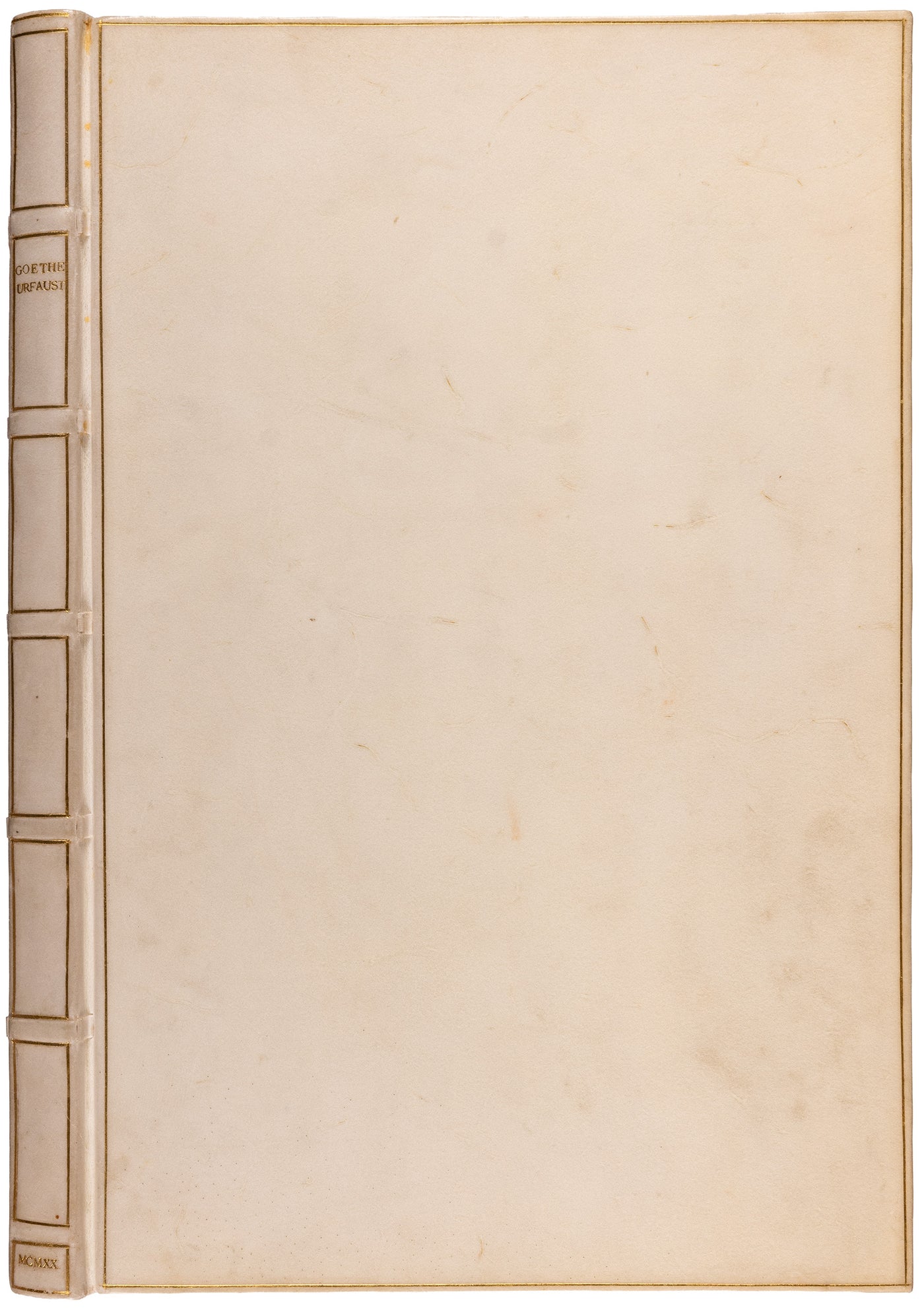 The Bremer Presse Urfaust, one of 270, in signed Frieda Thiersch vellum