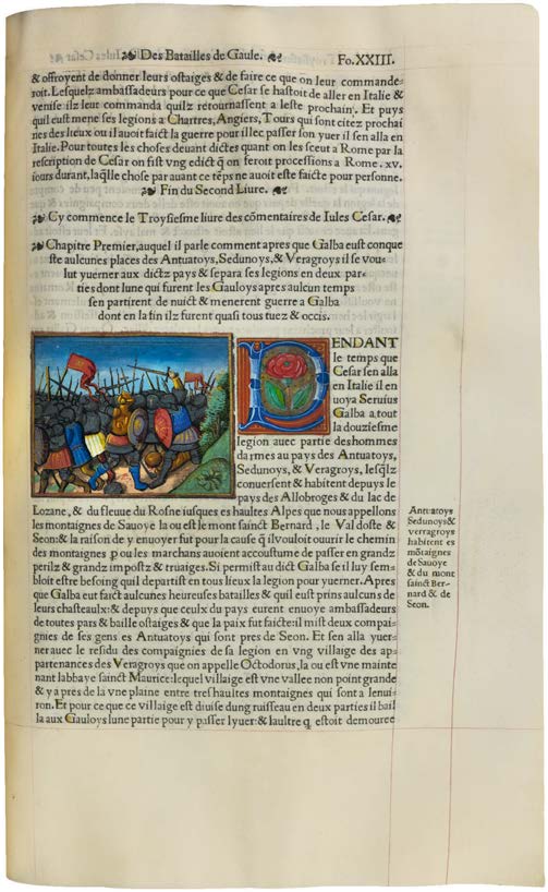 The Only Vellum Copy of Caesar’s Works of 1531
