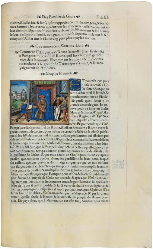 The Only Vellum Copy of Caesar’s Works of 1531