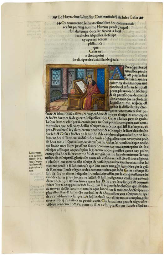 The Only Vellum Copy of Caesar’s Works of 1531