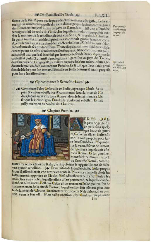 The Only Vellum Copy of Caesar’s Works of 1531