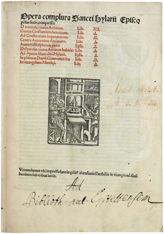 Johannes Eck’s Chrysopassus with a Presentation Inscription to the Auxiliary Bishop of Eichstätt