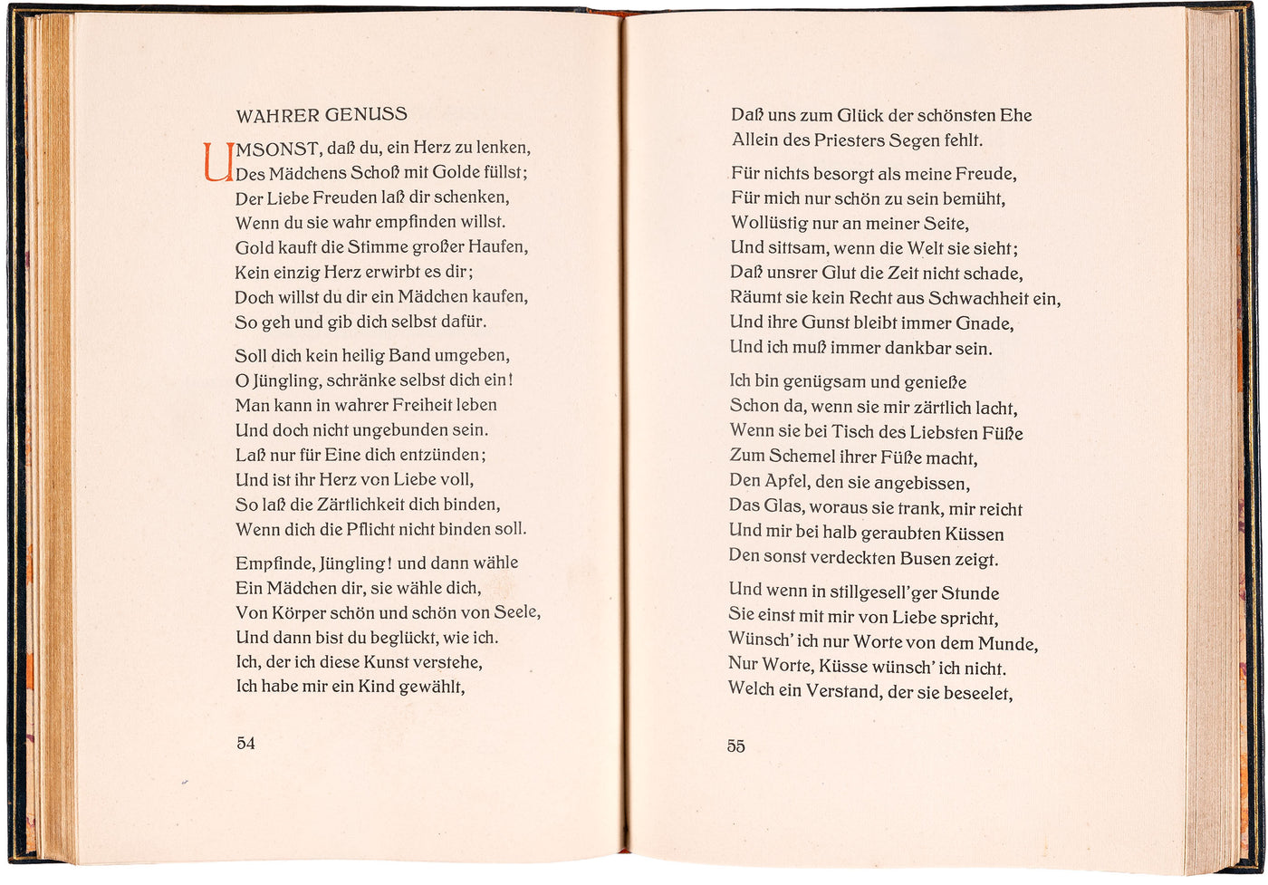 The Ernst-Ludwig-Presse Lieder, the Second Stundenbuch für Kurt Wolff