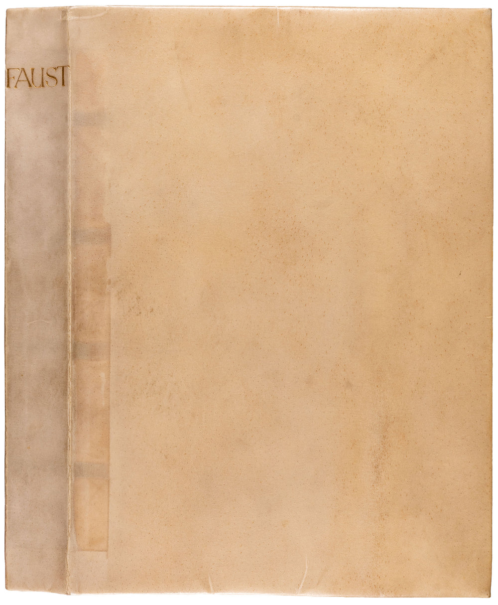 The Doves Press Faust, both parts among only twenty-five sets on vellum