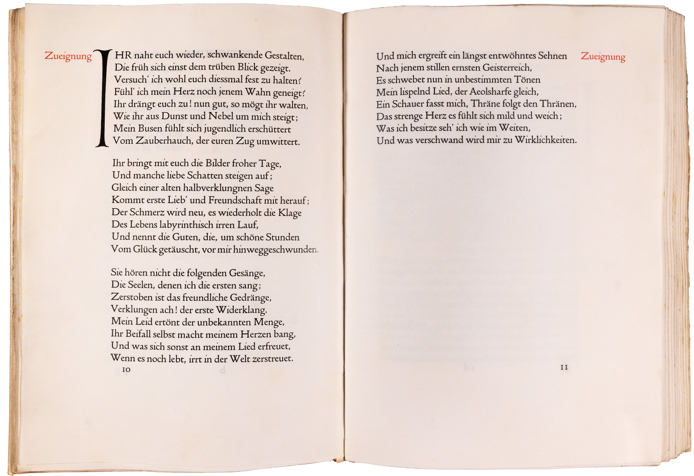 The Doves Press Faust, both parts among only twenty-five sets on vellum
