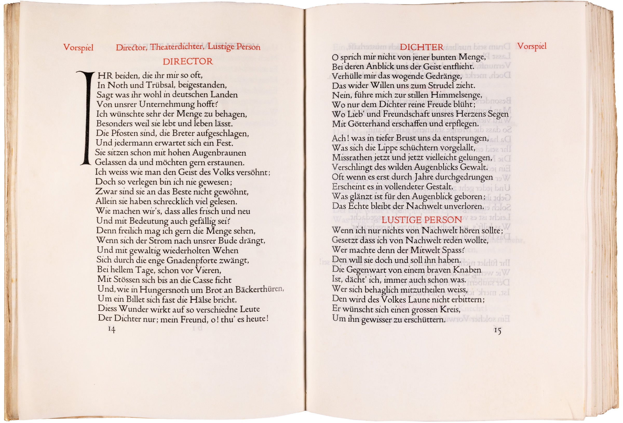 The Doves Press Faust, both parts among only twenty-five sets on vellum