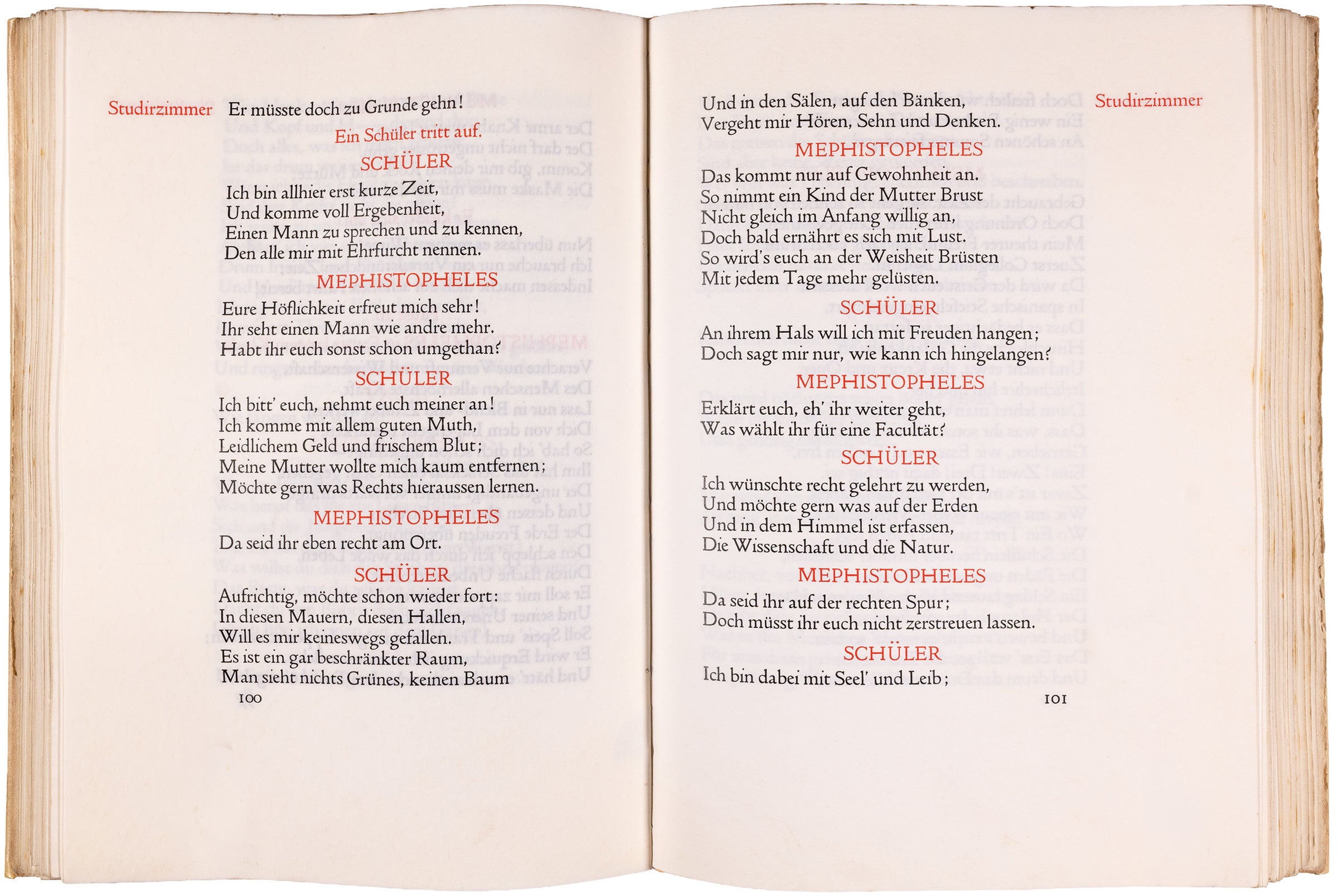 The Doves Press Faust, both parts among only twenty-five sets on vellum