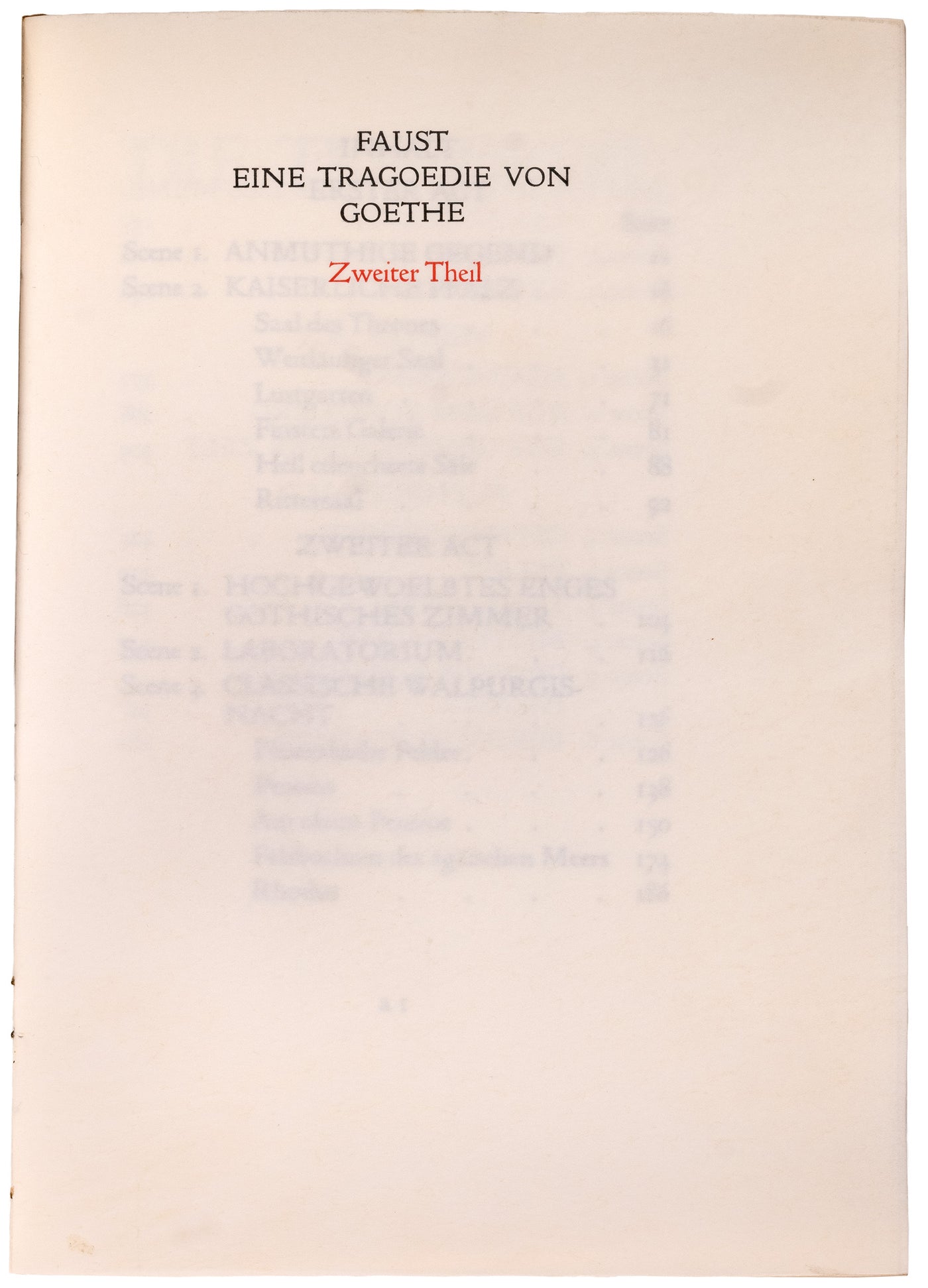 The Doves Press Faust, both parts among only twenty-five sets on vellum