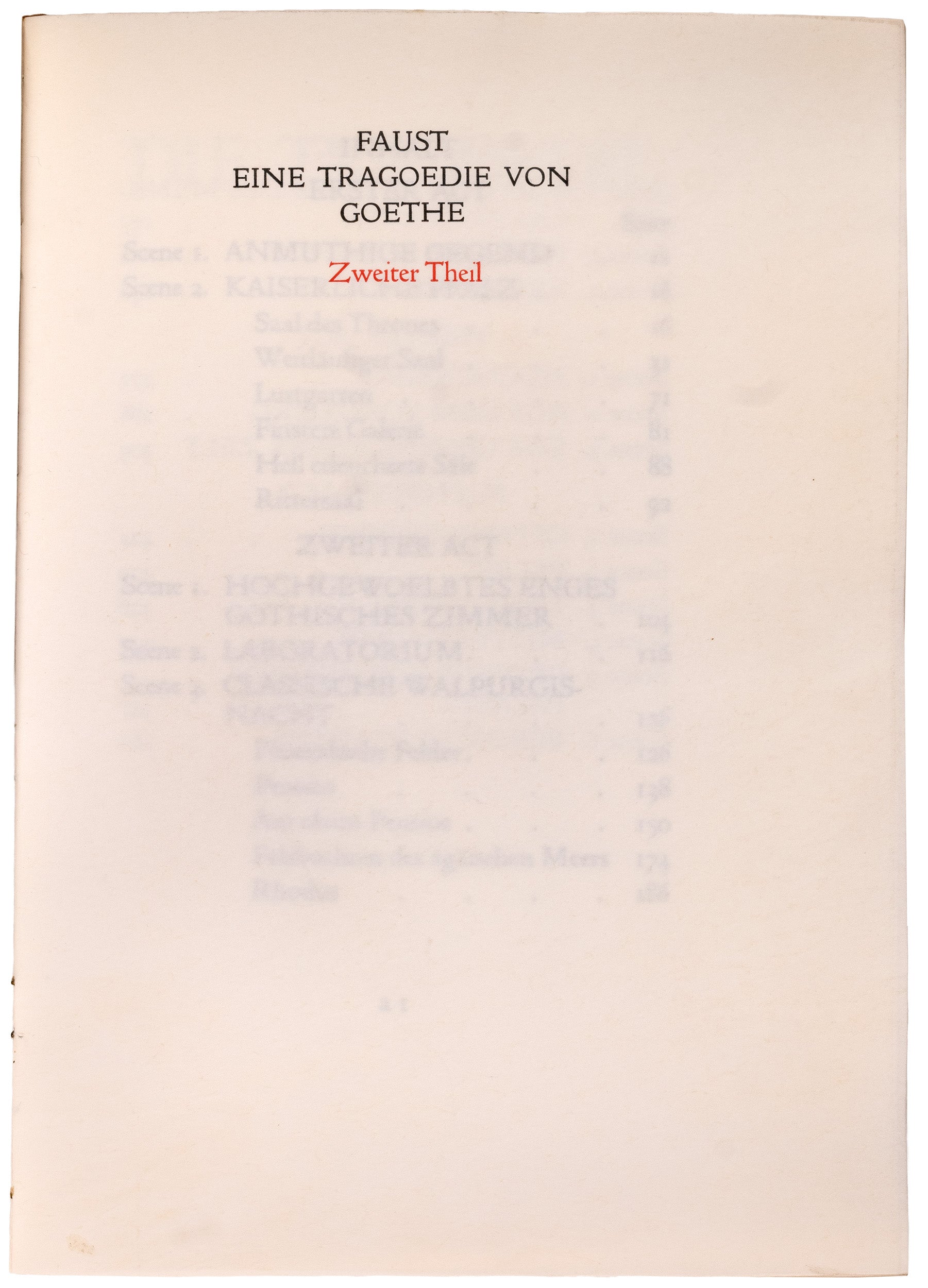 The Doves Press Faust, both parts among only twenty-five sets on vellum
