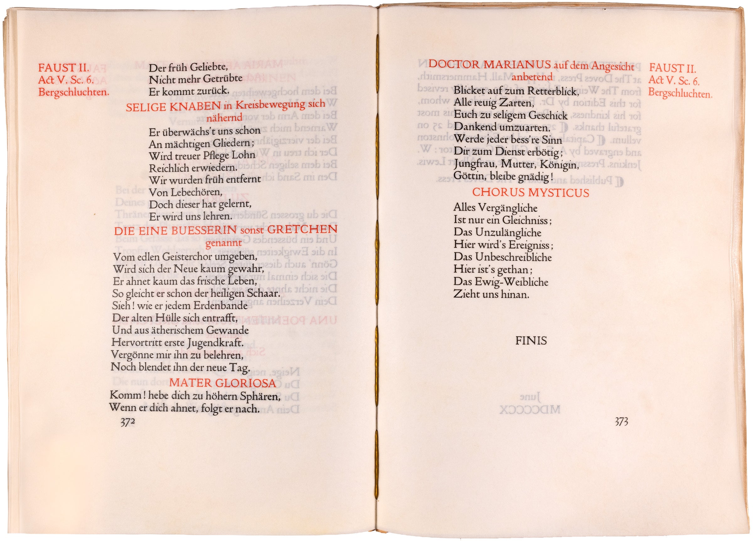 The Doves Press Faust, both parts among only twenty-five sets on vellum