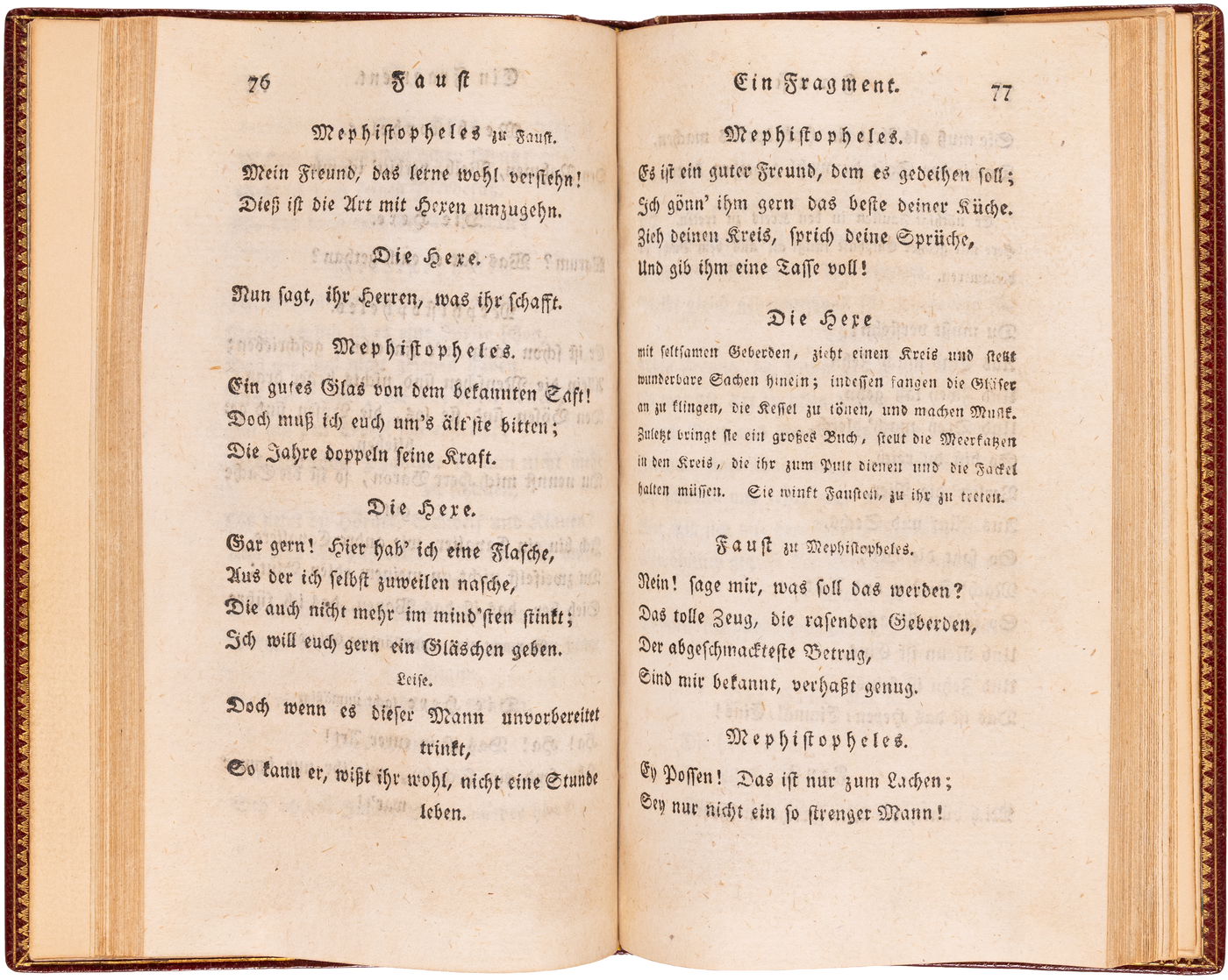 The first separate edition of Faust: Ein Fragment