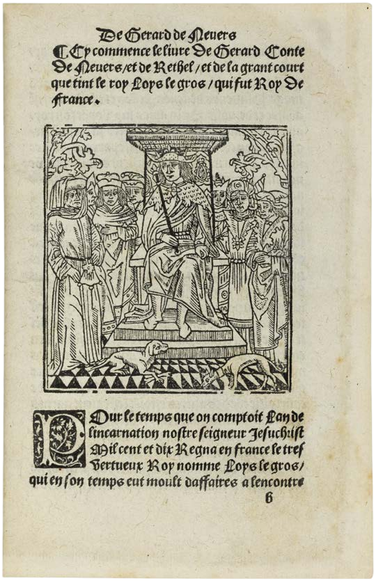 The Earliest Known Printing of Gerard de Nevers