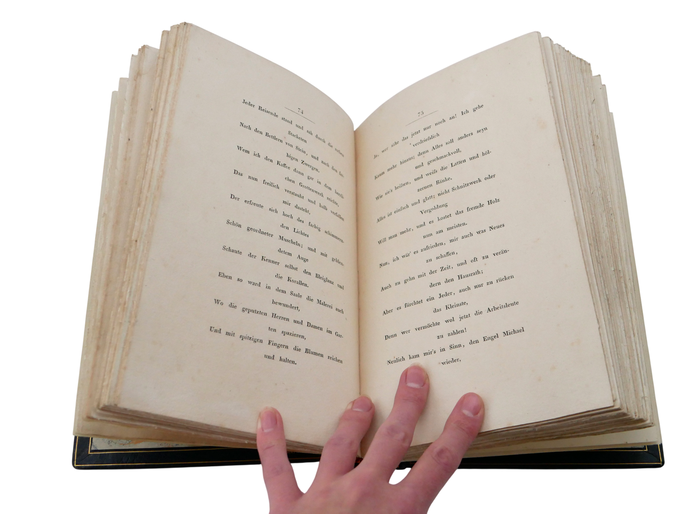 The illustrated Prachtausgabe of Hermann und Dorothea, in a signed Karl Ebert art binding