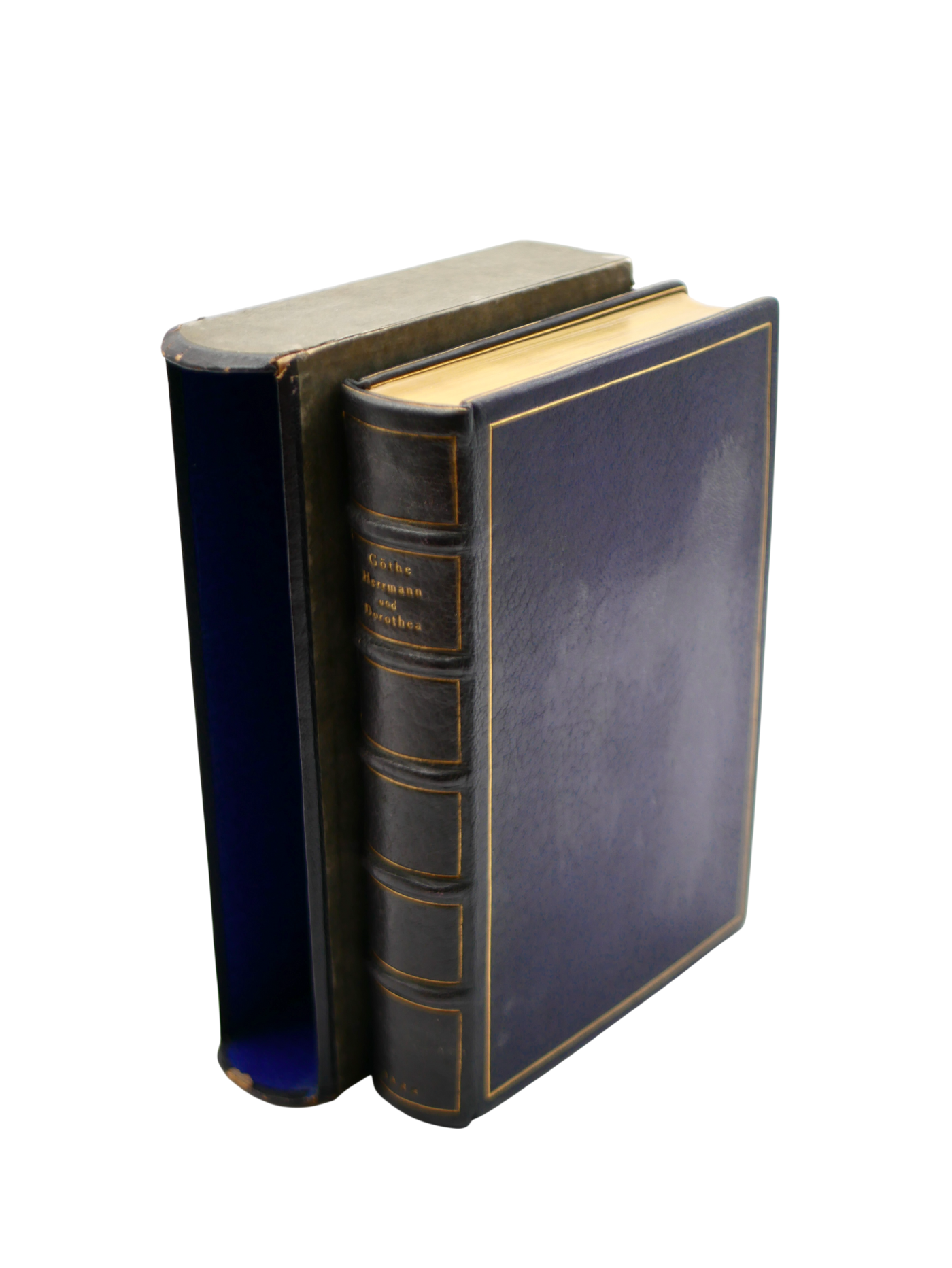 The illustrated Prachtausgabe of Hermann und Dorothea, in a signed Karl Ebert art binding