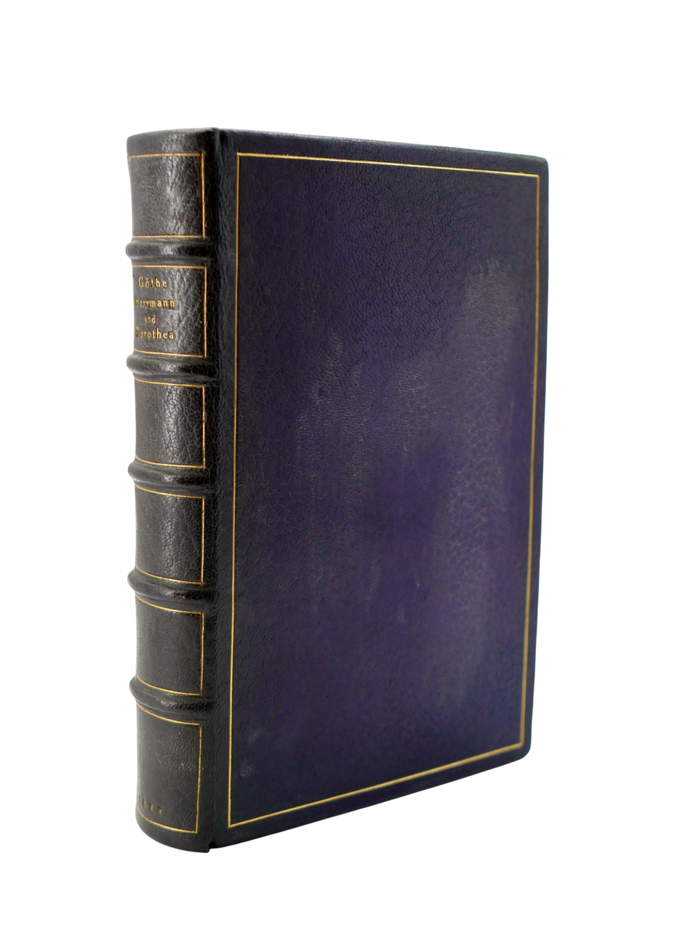 The illustrated Prachtausgabe of Hermann und Dorothea, in a signed Karl Ebert art binding