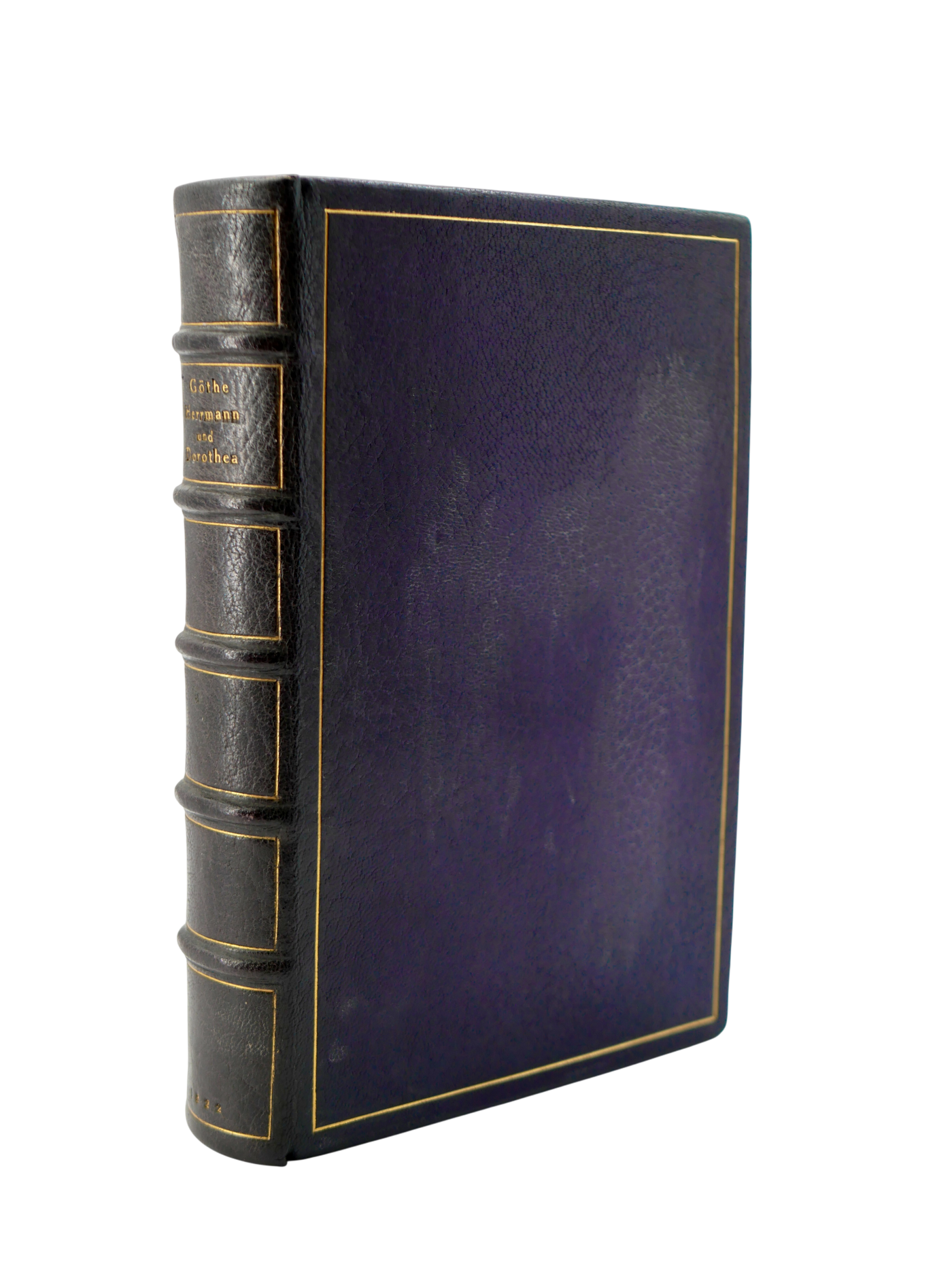 The illustrated Prachtausgabe of Hermann und Dorothea, in a signed Karl Ebert art binding