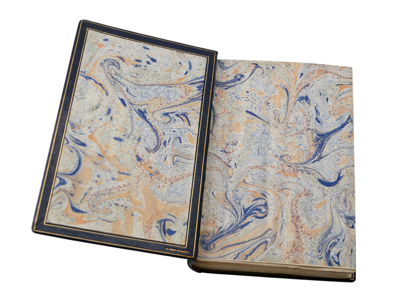 The illustrated Prachtausgabe of Hermann und Dorothea, in a signed Karl Ebert art binding