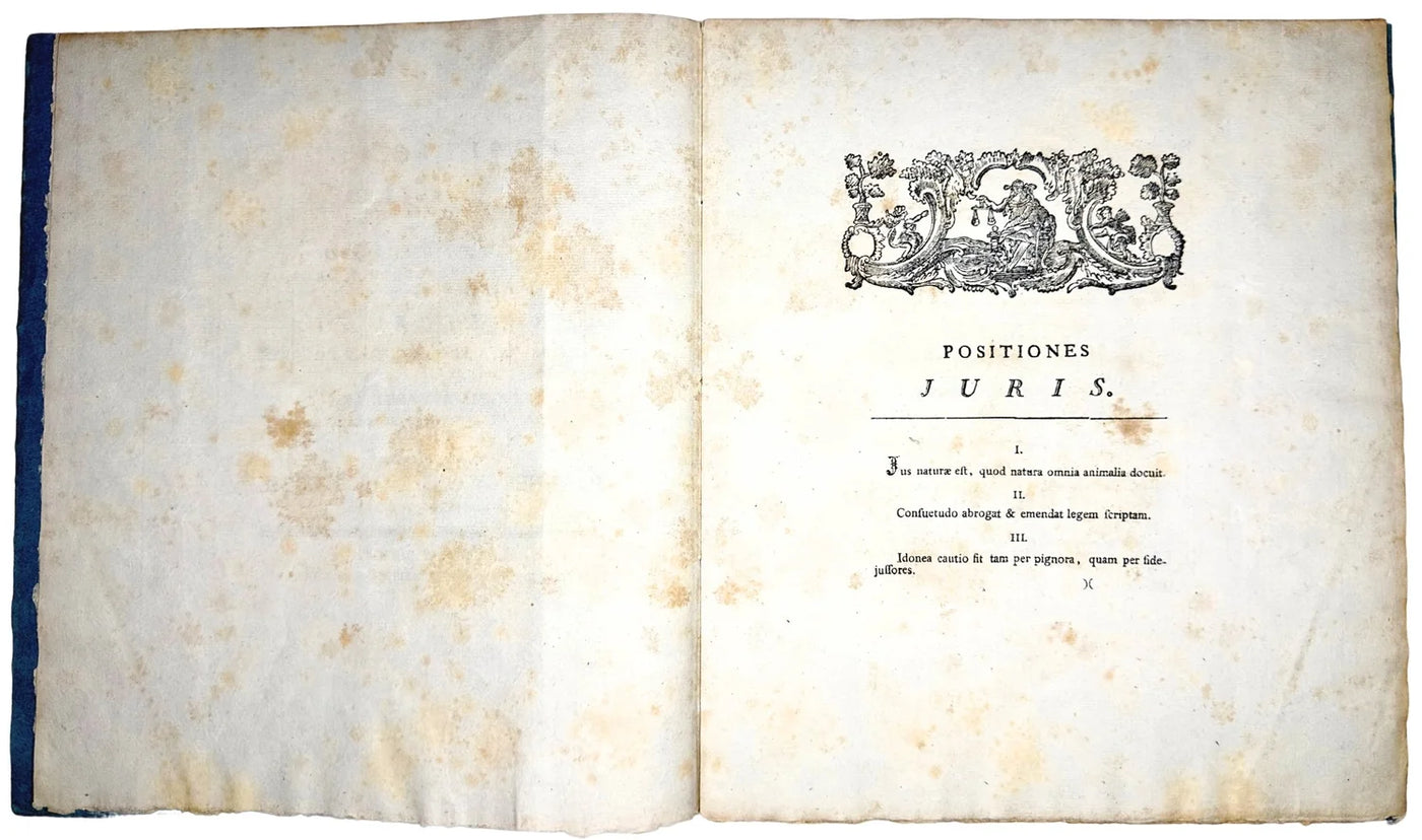 Goethe’s Dissertation: By far the rarest of all his First Editions – Unique Copy: uncut and unopened