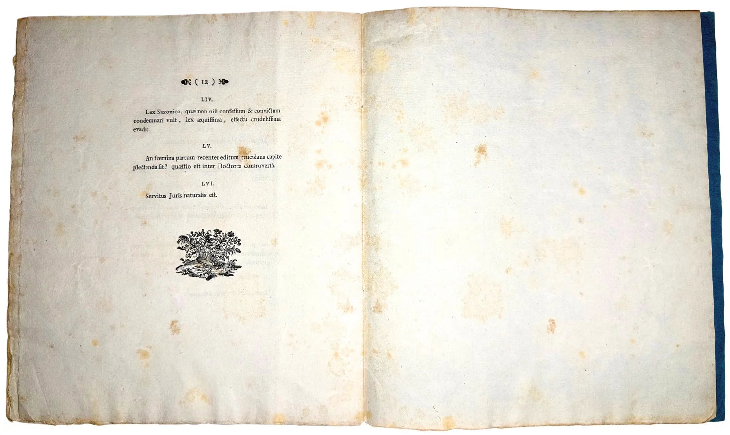 Goethe’s Dissertation: By far the rarest of all his First Editions – Unique Copy: uncut and unopened