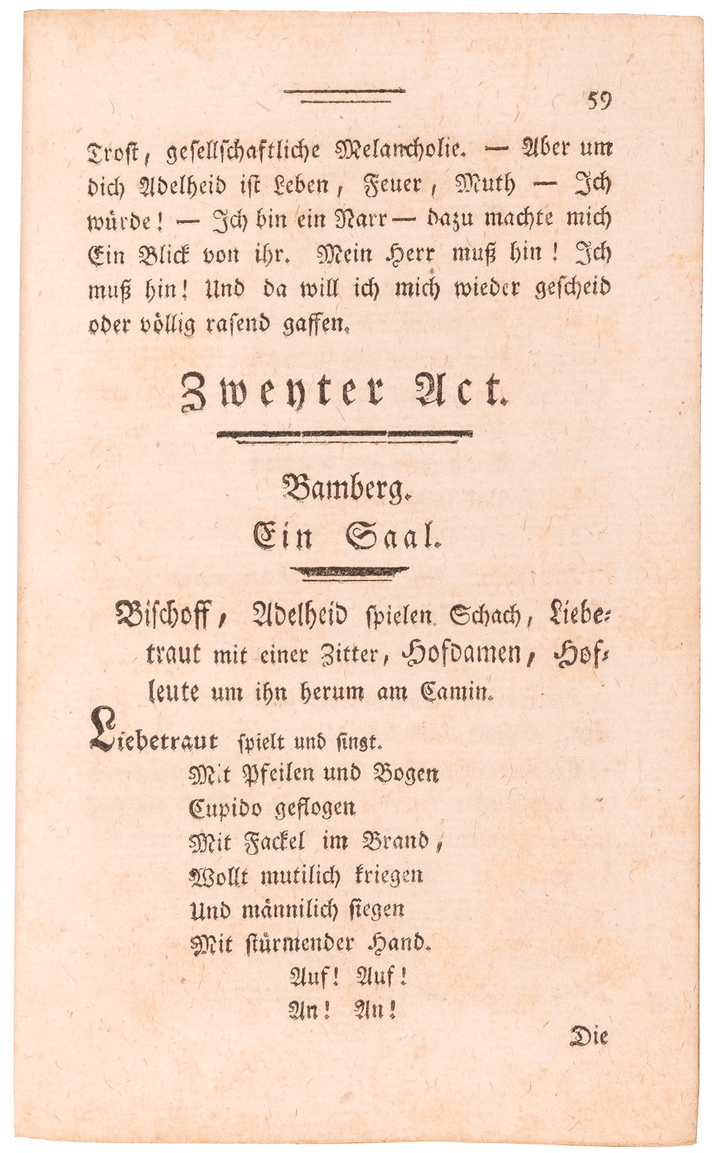 Götz von Berlichingen, the first printing of the rare second edition, bound by an early reader with Stella, first edition