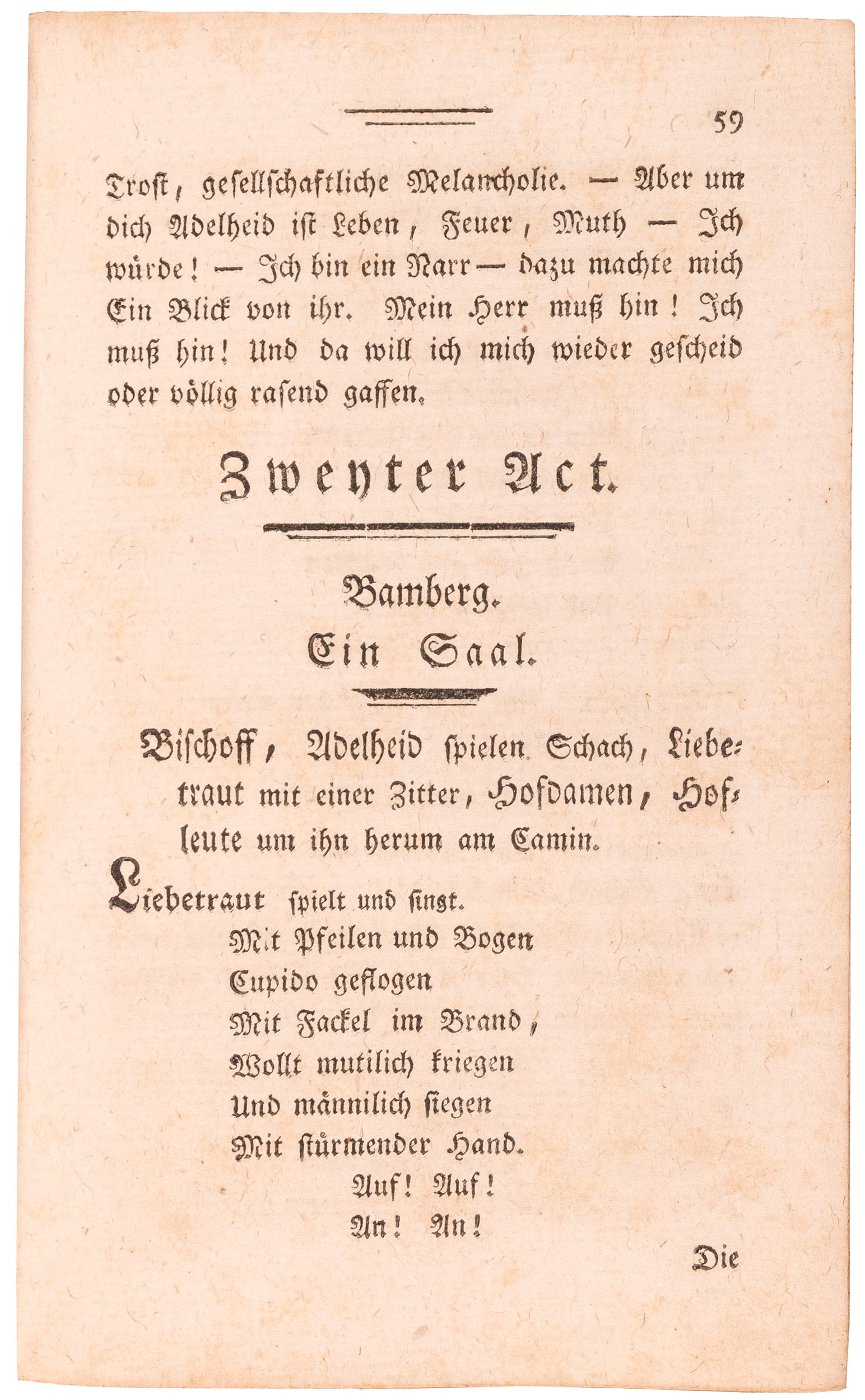 Götz von Berlichingen, the first printing of the rare second edition, bound by an early reader with Stella, first edition