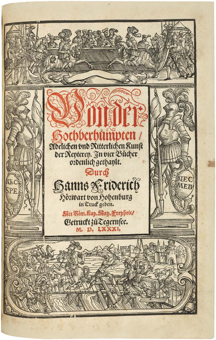 A Renaissance Horseman’s Library in Its Original “Rosz-Buch” Binding