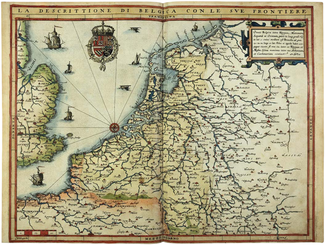 The Famous Contemporary Description of the Netherlands in a Magnificently Coloured First Edition