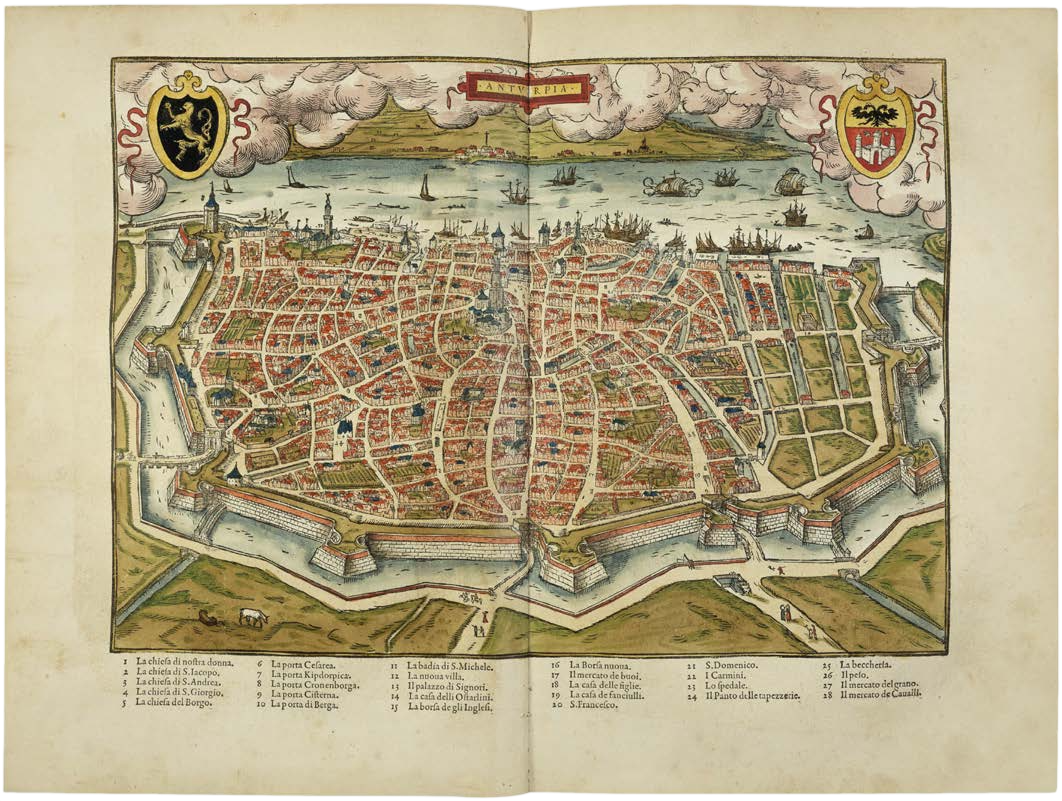 The Famous Contemporary Description of the Netherlands in a Magnificently Coloured First Edition