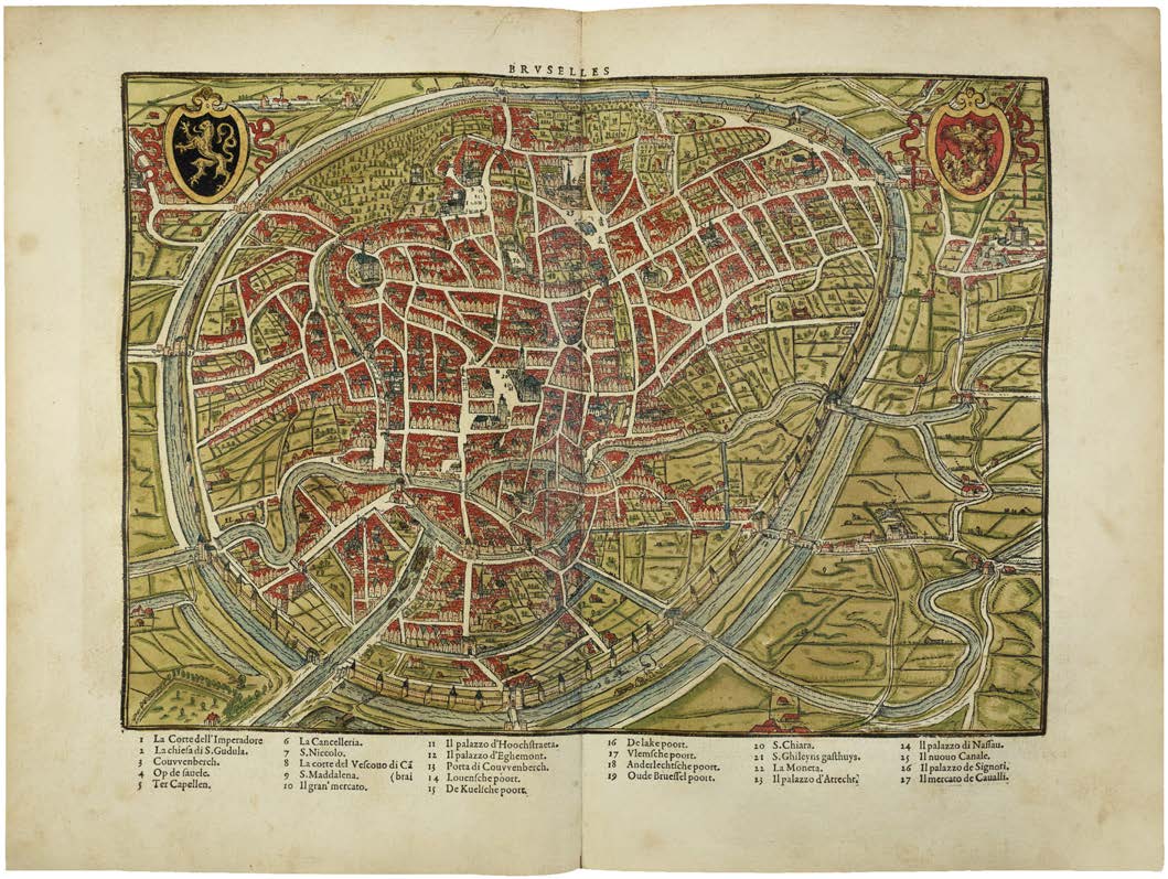 The Famous Contemporary Description of the Netherlands in a Magnificently Coloured First Edition