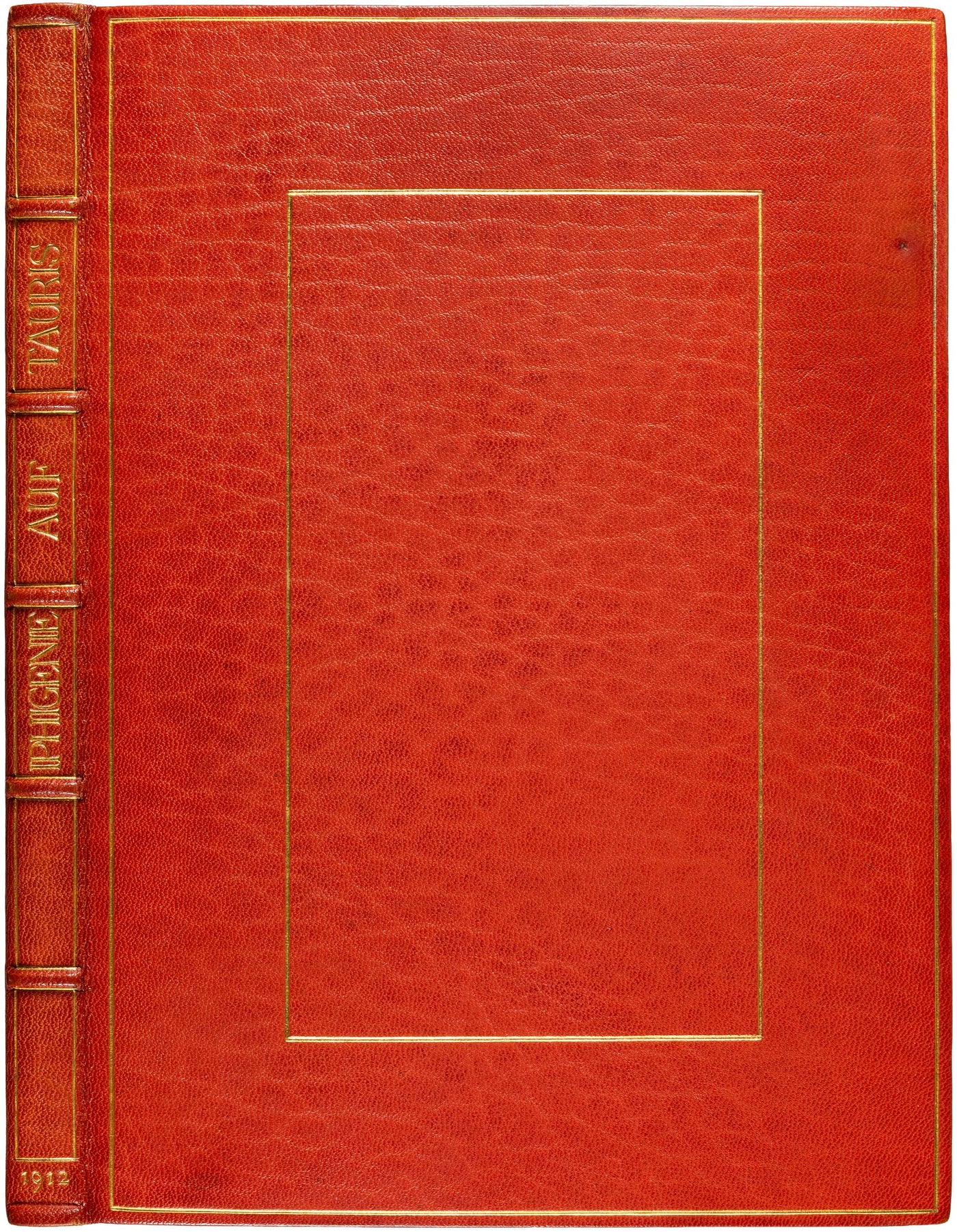 The Doves Press Iphigenie auf Tauris, one of only twenty on snow-white vellum, in signed Doves Bindery morocco
