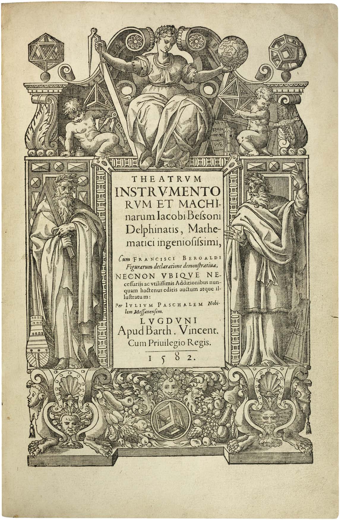 Jacques Besson’s Theatrum Instrumentorum et Machinarum