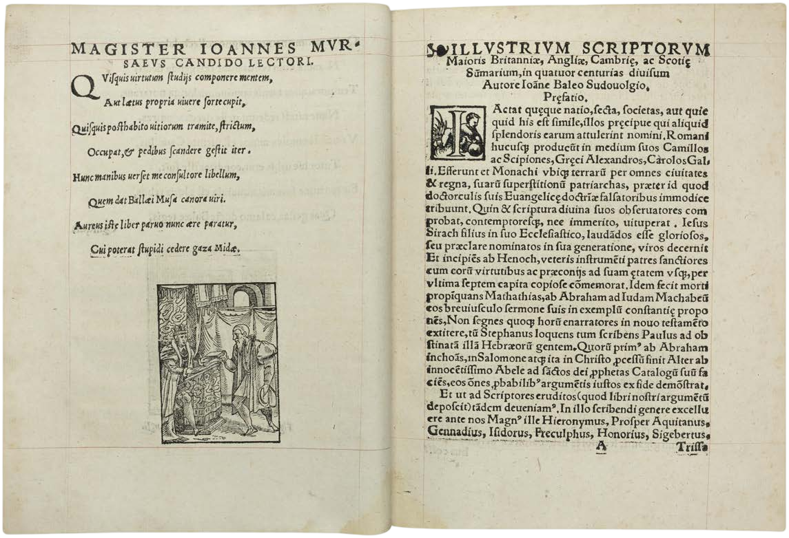 The First Printed British Bibliography in a Magnificent Mosaic Binding for Sir Thomas Wotton, the “English Grolier"