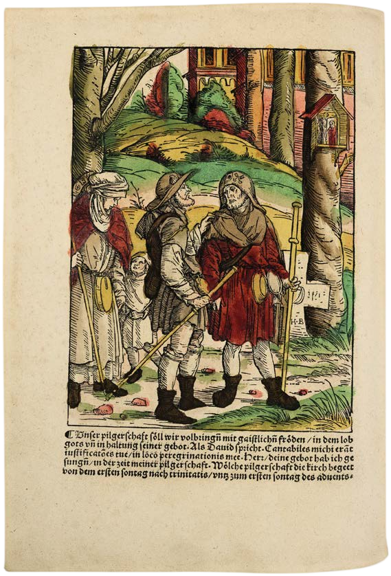 Johann Geiler von Kaysersberg’s Predigen Teütsch with Original-Coloured Burgkmair Woodcuts