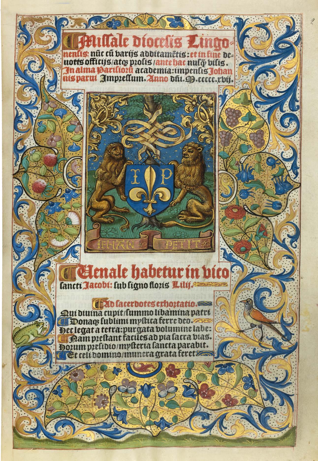 The Langres Missal of 1517 Illuminated by Etienne Colaud